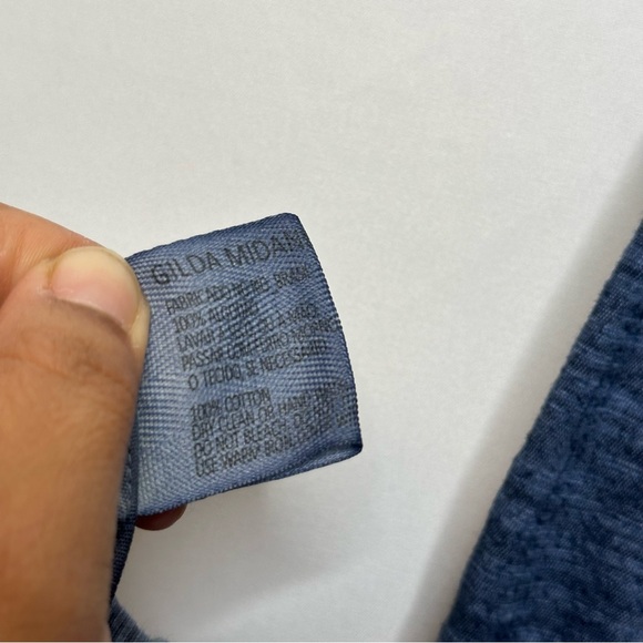 GILDA MIDANI Super Dress in Dark Blue Size Medium - Picture 11 of 12